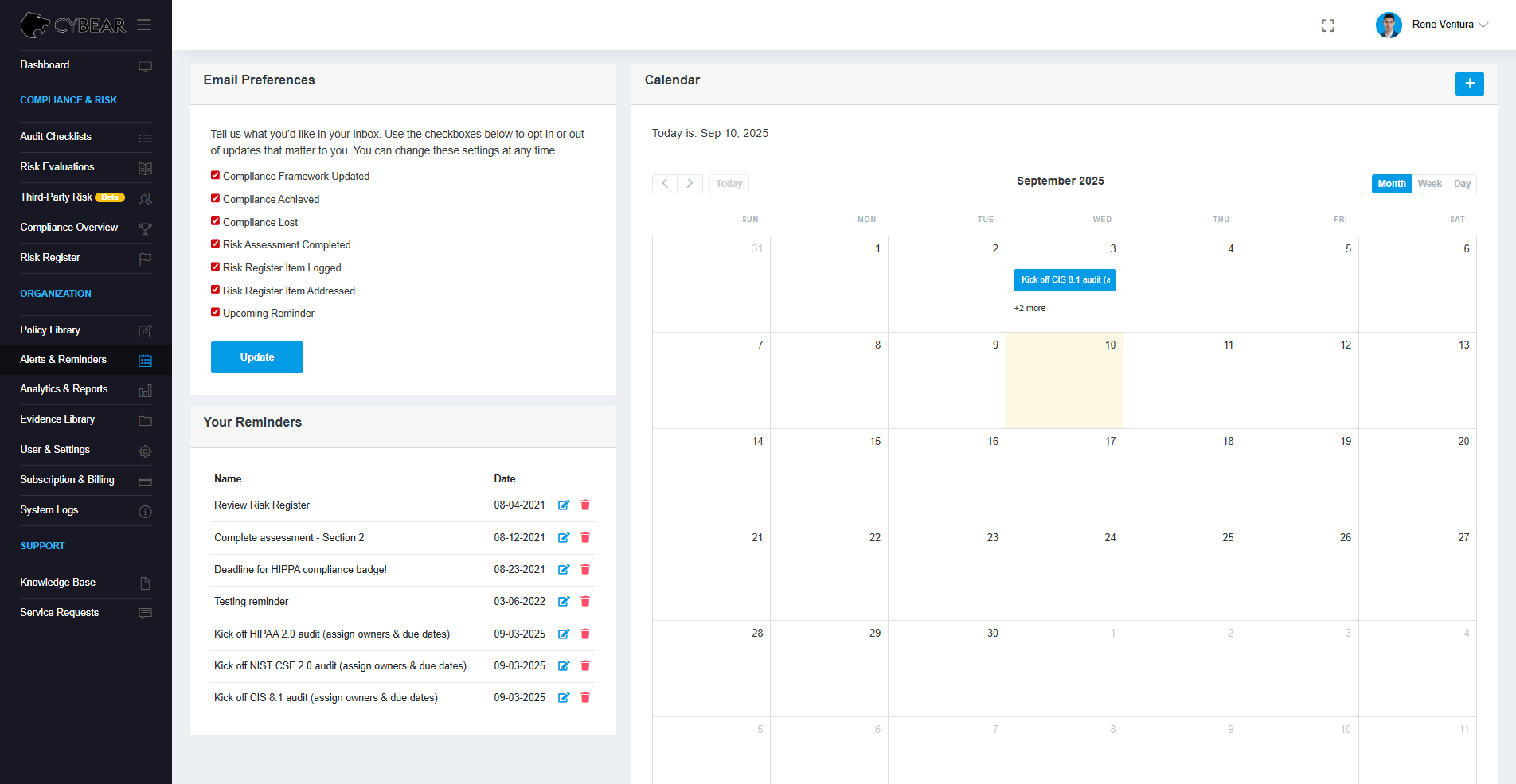 Datagrasp Alerts & Reminders